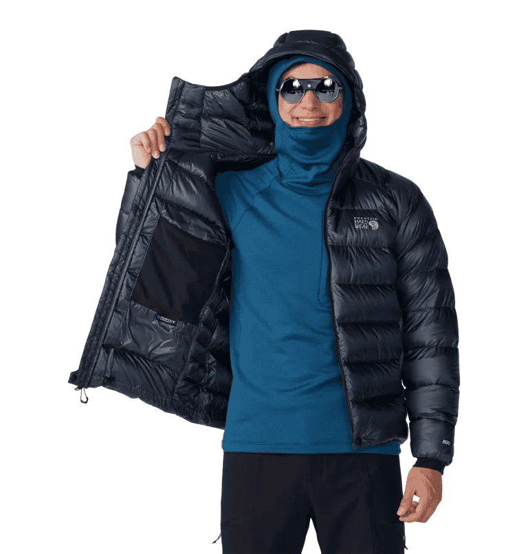 Mountain Hardwear MEN\'S PHANTOM™ ALPINE DOWN HOODED JACKET Blue Slate